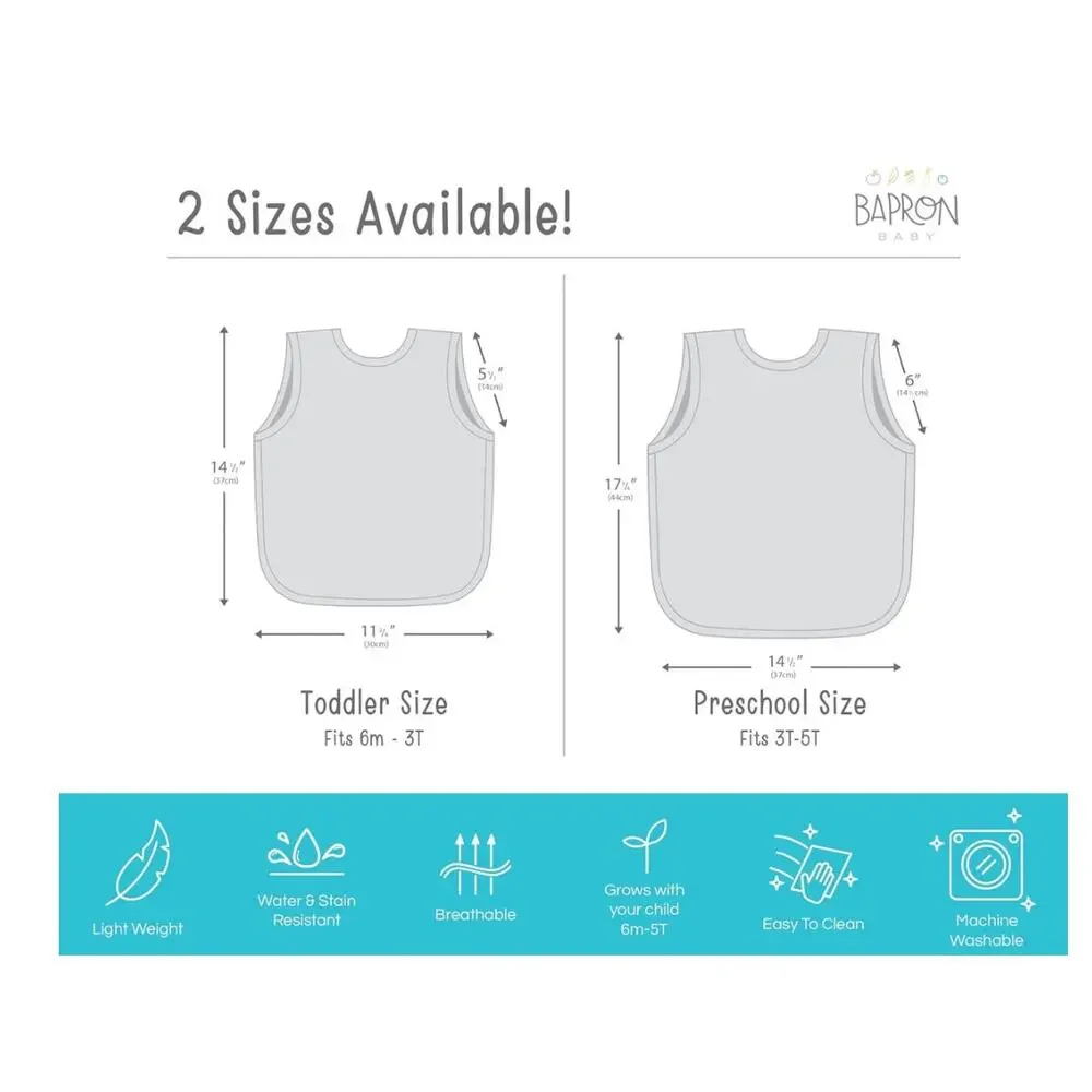 Flutter Delilah Floral bib Baby & Toddler Soft Waterproof Stain Resistant 6m-3T